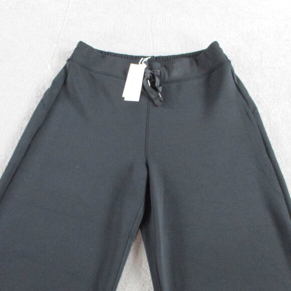 Spanx Pants Womens Large Black Air Essentials Wide Leg Track Lounge Comfy NWT - Picture 3 of 13